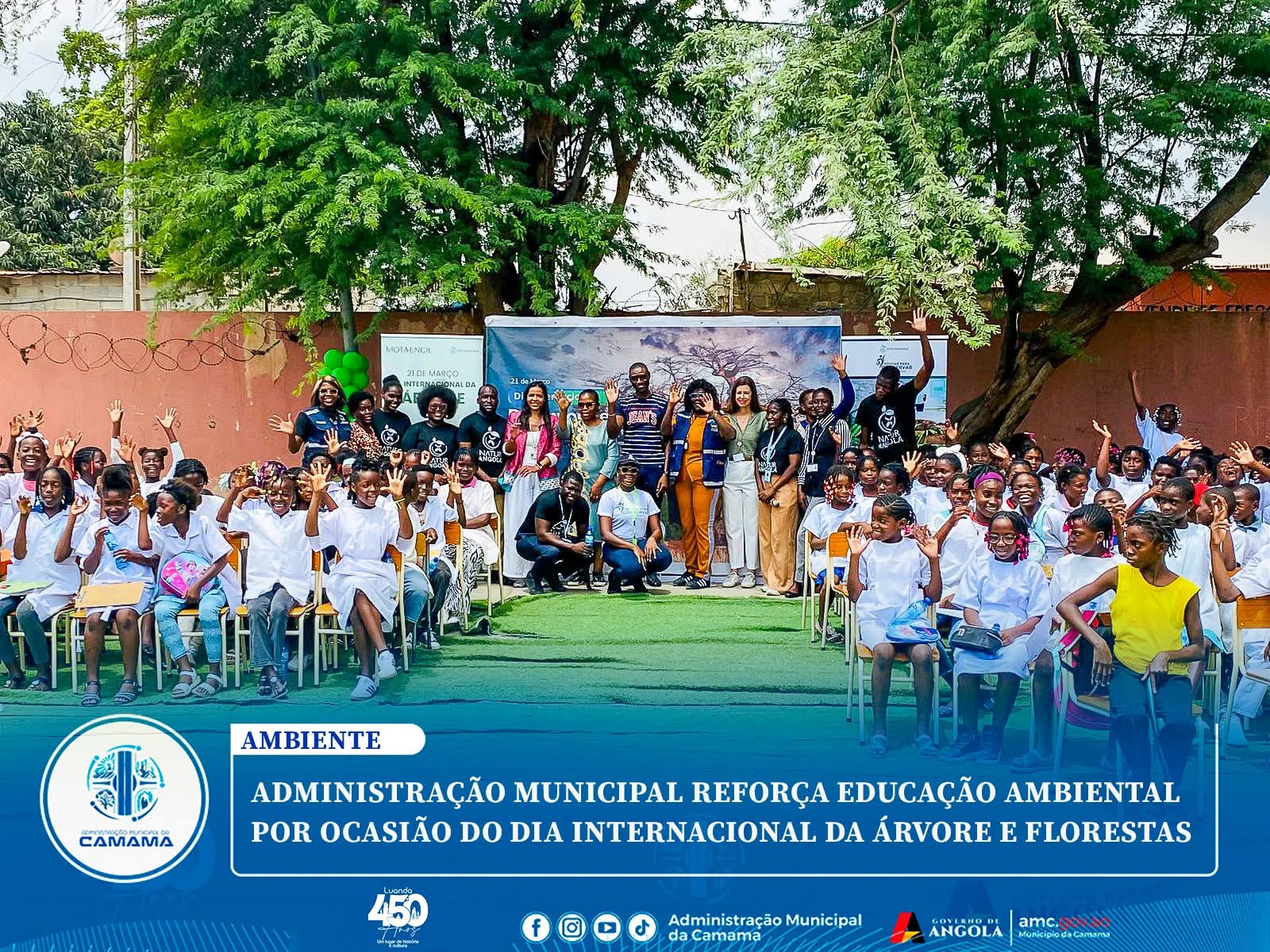 Camama reforça educação ambiental com ação no Dia da Árvore e das Florestas