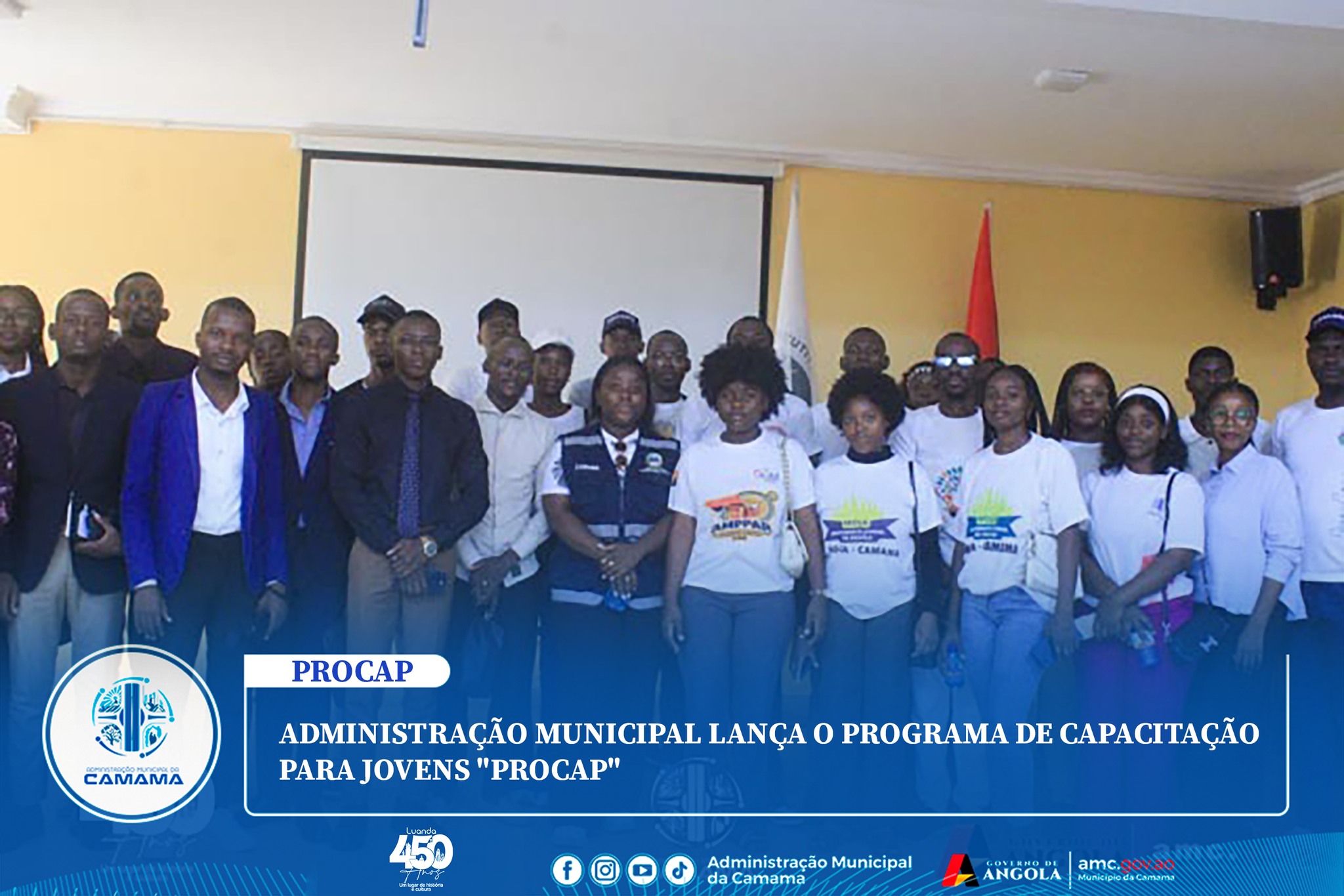 ADMINISTRAÇÃO MUNICIPAL LANÇA O PROGRAMA DE CAPACITAÇÃO PARA JOVENS "PROCAP" ‎